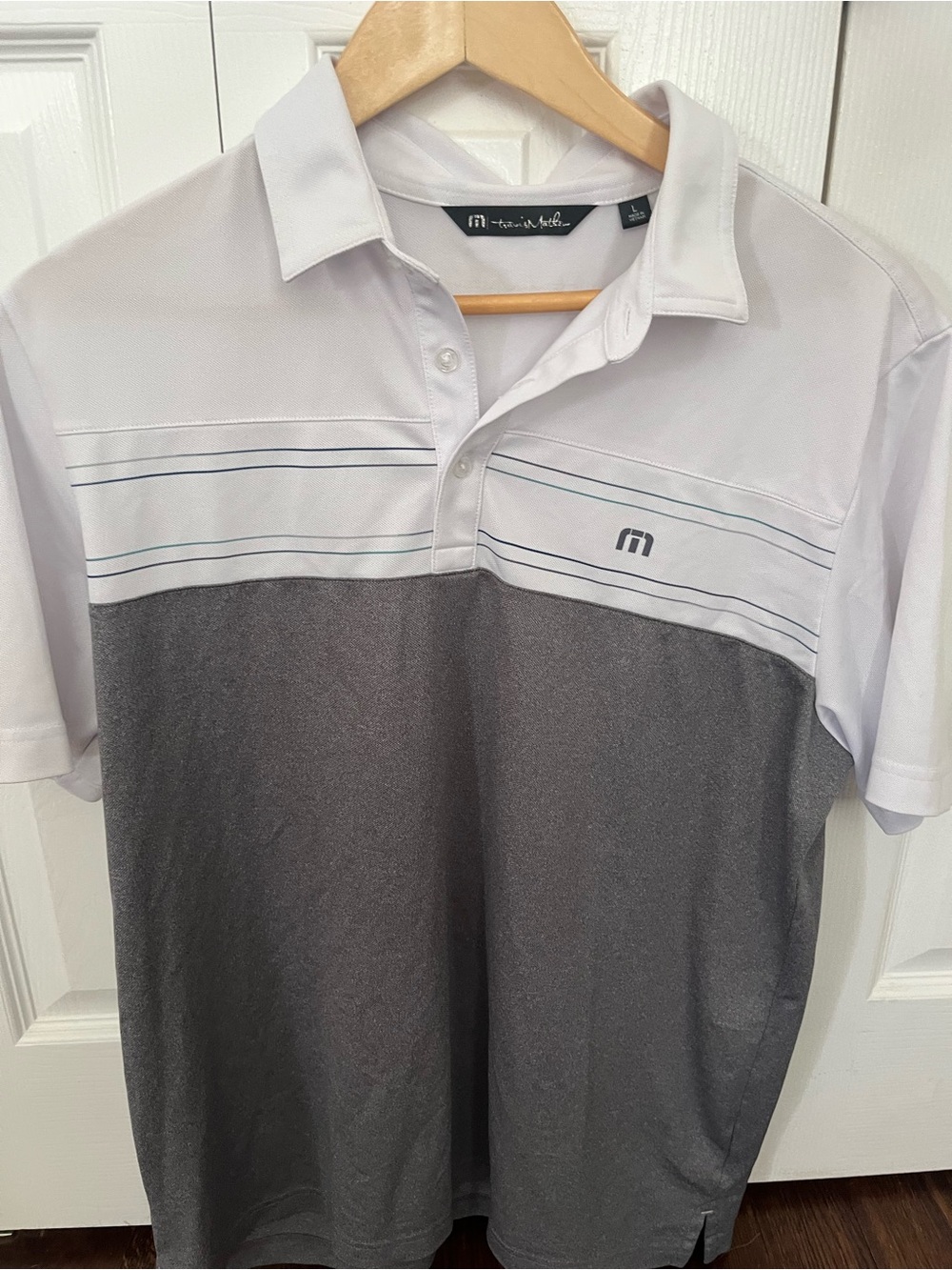 Travis Mathew Men's Grey Polo Shirt